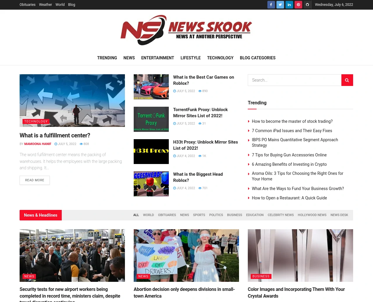 News Skook - Easy Services Club LLC